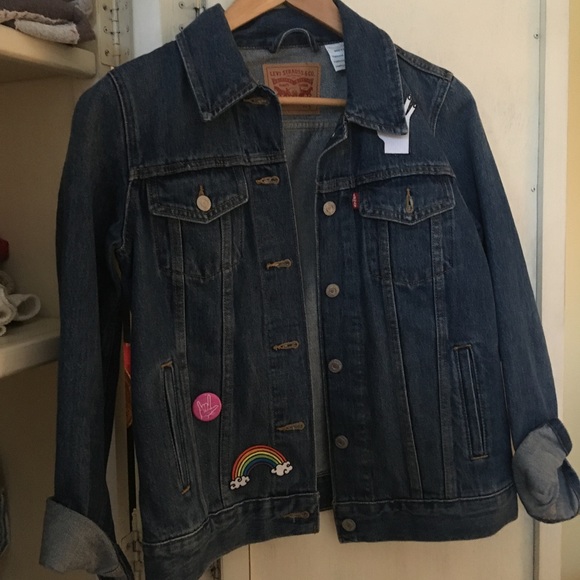UNIQUE LEVIS WOMENS EMPOWERMENT JEAN JACKET - Picture 1 of 5